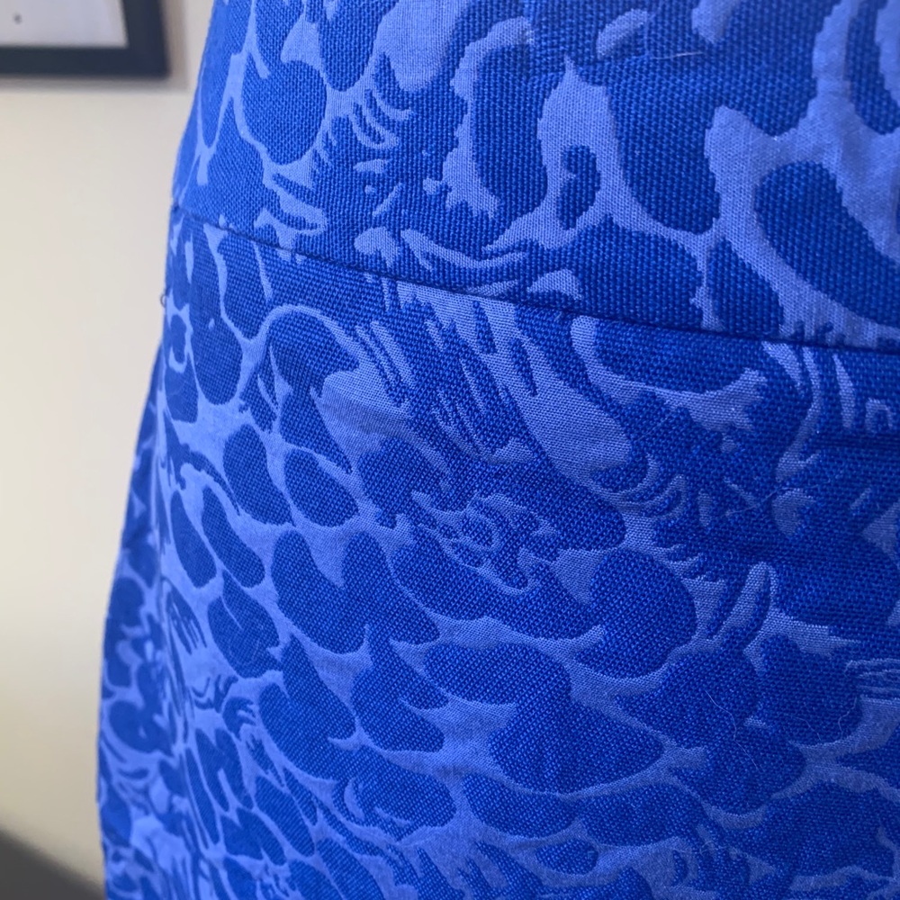 LOFT Printed Textured Pencil Skirt